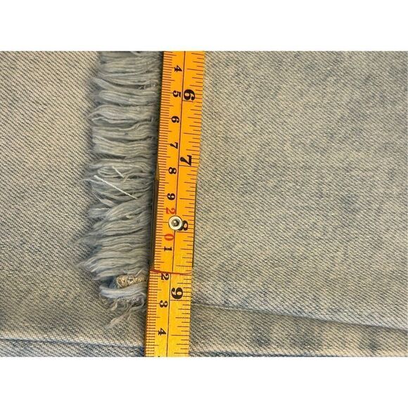 Talbots Wide-leg Crop Jean 4 Petite Fringe Detail Maui Wash - Picture 9 of 10